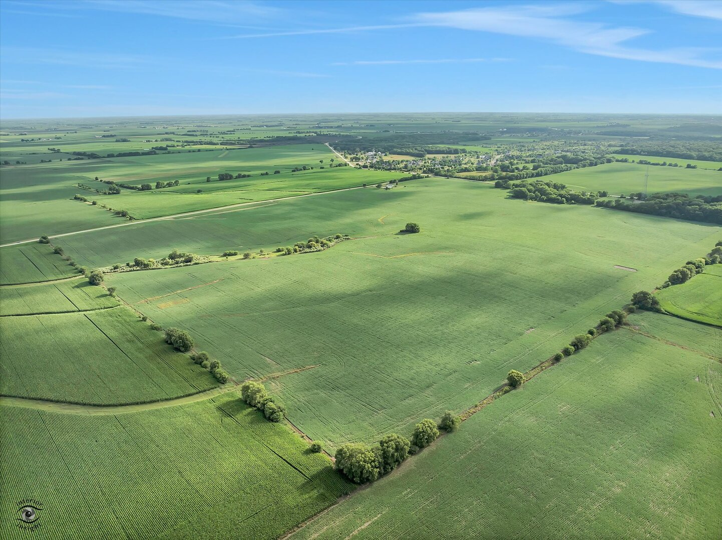 100-acres Cherry Road Oswego, IL 60543 - Photo 4 of 18 an aerial view of a houses with outdoor space and a lake view