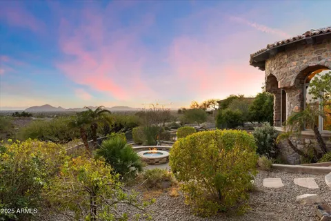 a view of a lake with a mountain in the background