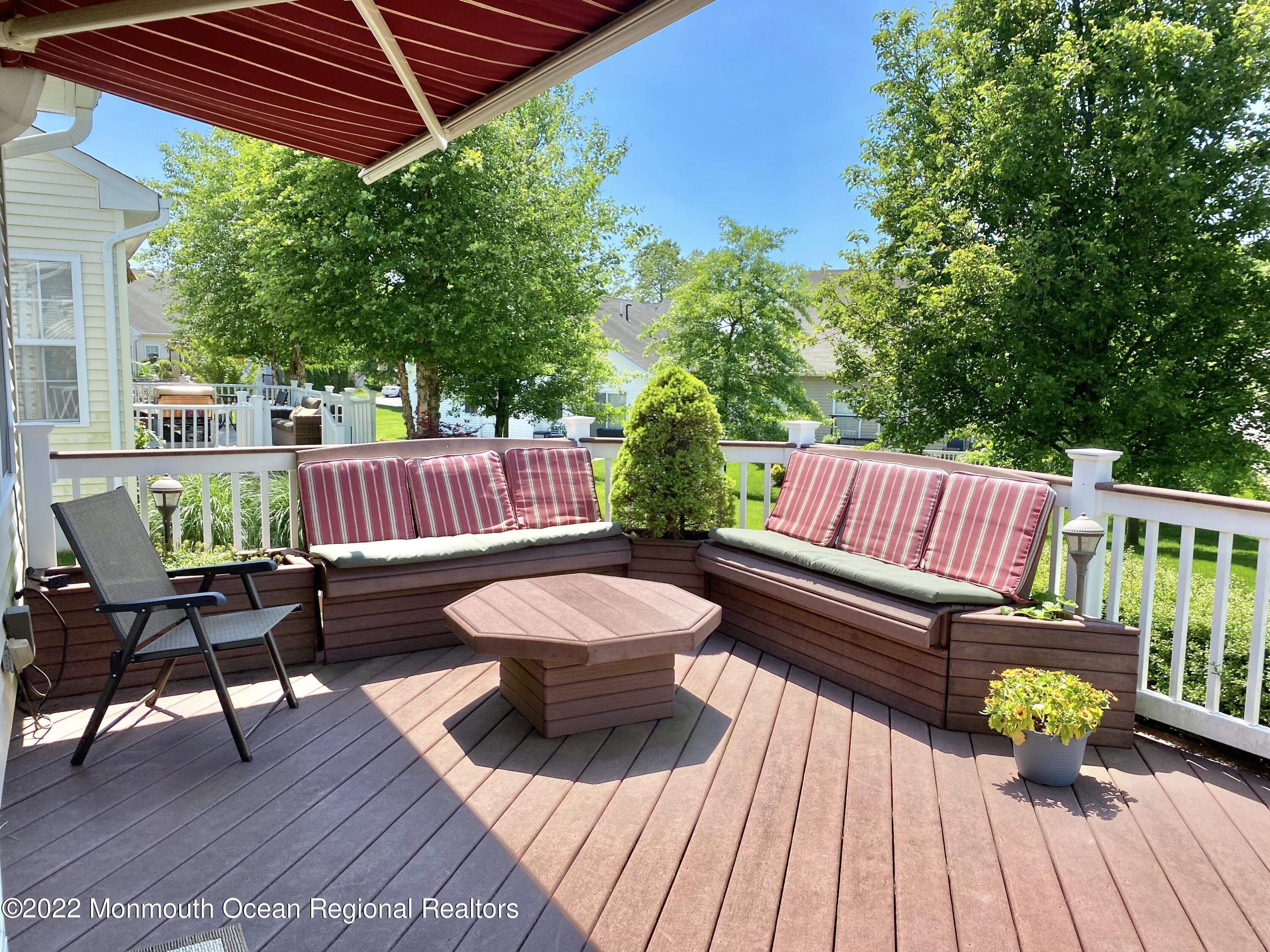 15 Inkberry Lane Howell, NJ 07731 - Photo 16 of 18 Deck with awning