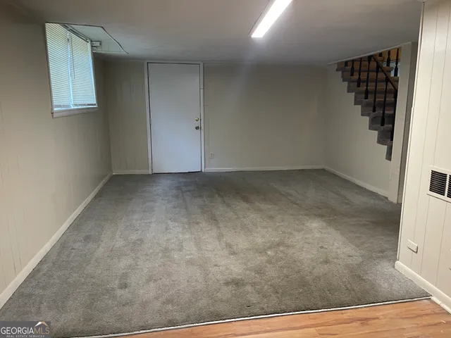 a view of a room with window