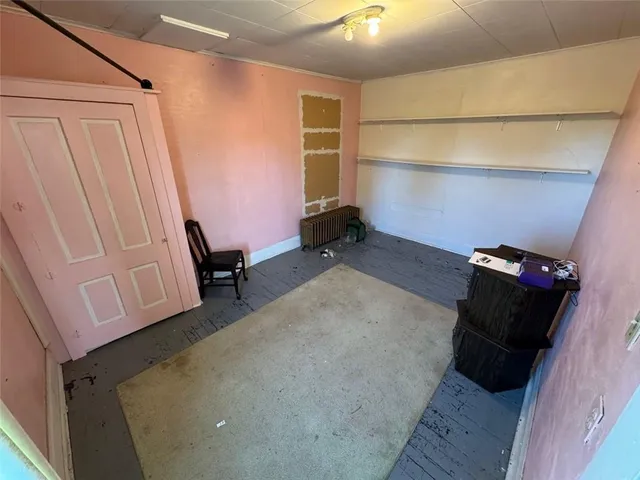 a room with storage and utility