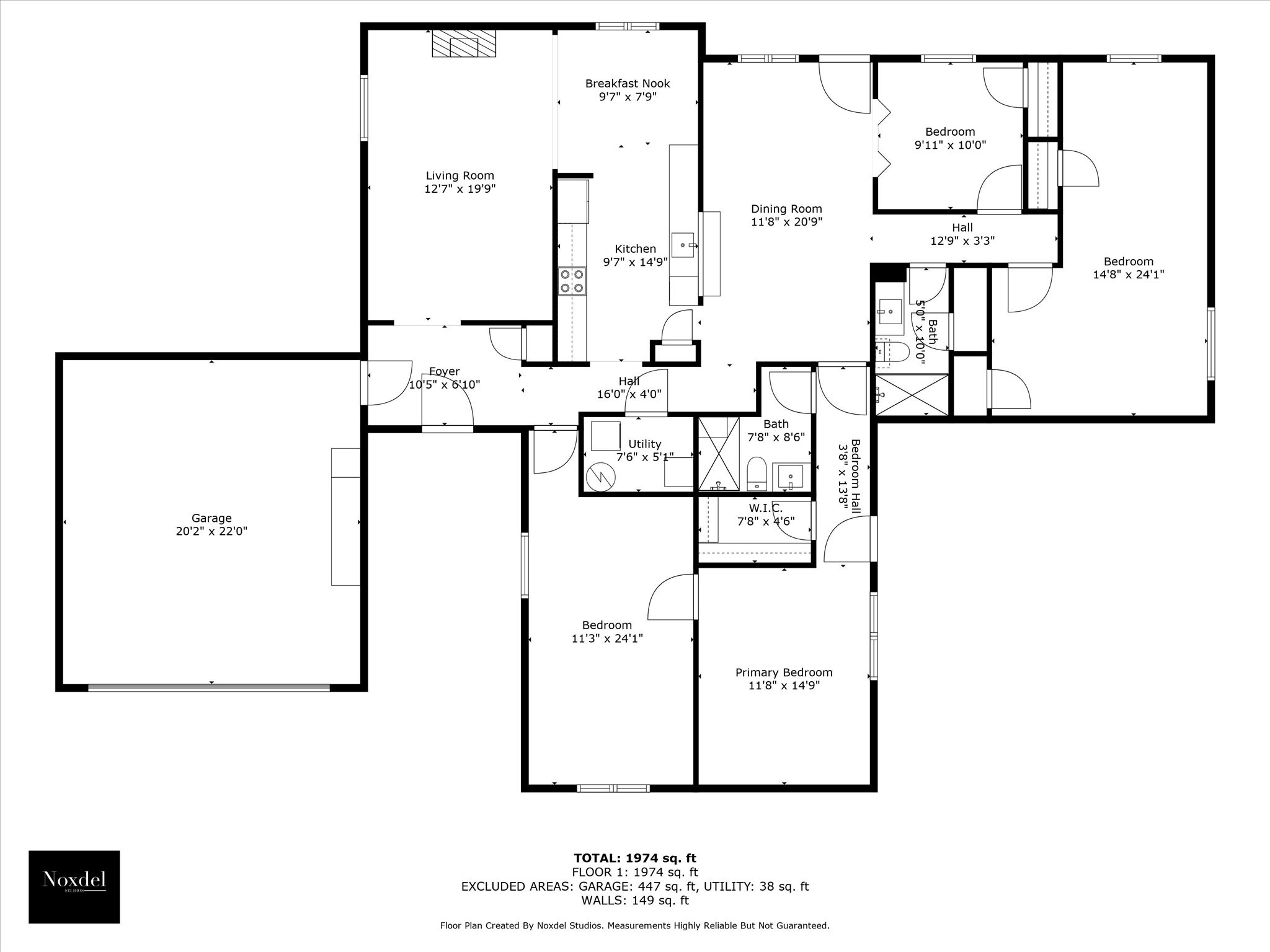 110 Dozent Lane Baytown, TX 77521 - Photo 36 of 36 Explore this spacious floor plan, designed for comfort and functionality with estimated measurements for each room. Perfect for your lifestyle needs.