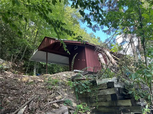 a view of wooden fence