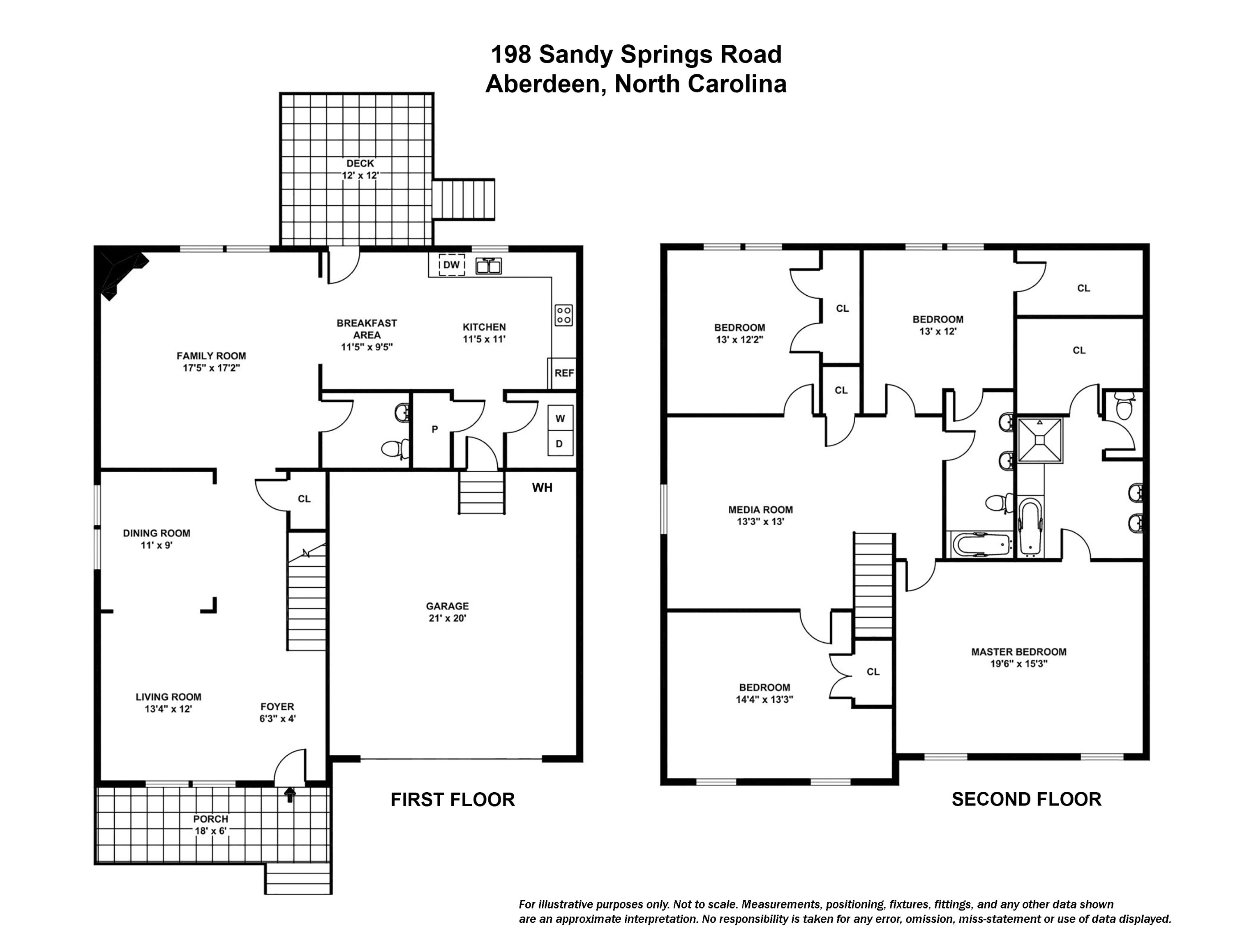 198 Sandy Springs Road Aberdeen, NC 28315 - Photo 27 of 27 198 Sandy Springs Floor Plan