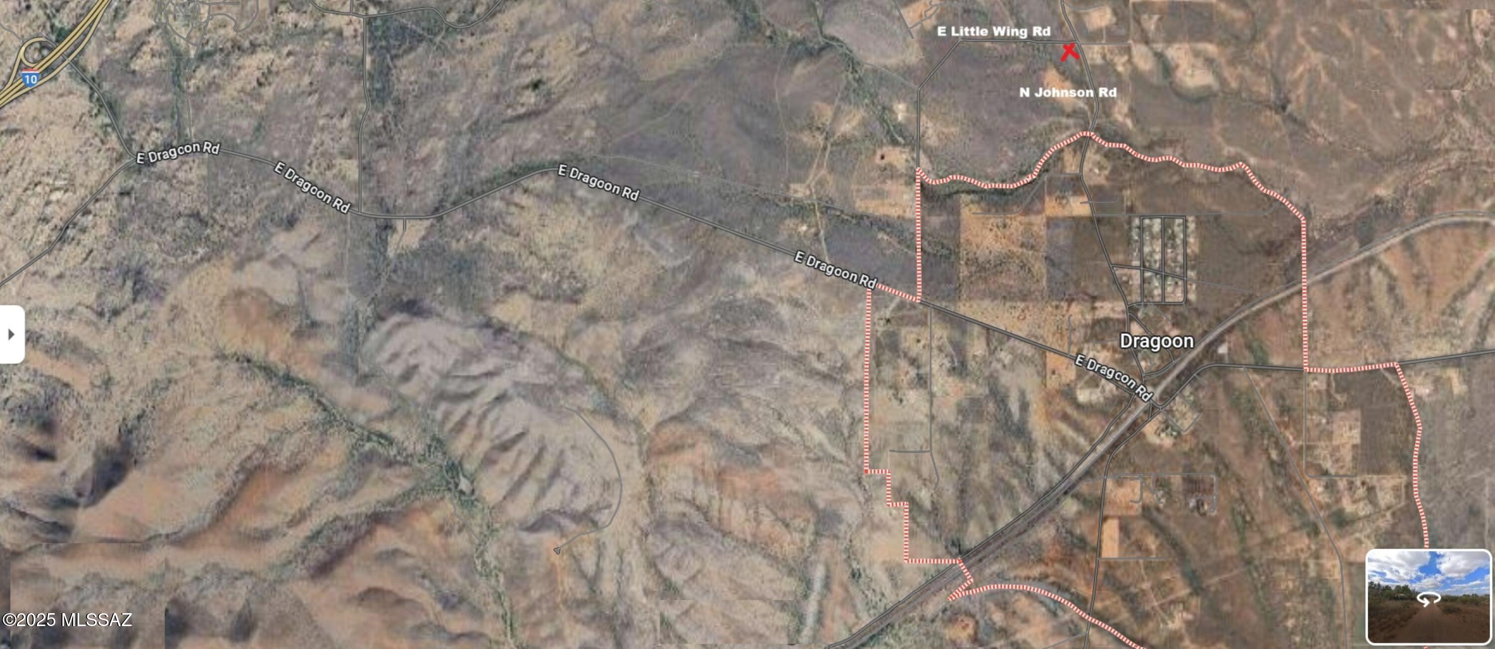 4.00-ac North Johnson Road Dragoon, AZ 85609 - Photo 31 of 31 Ariel view of area