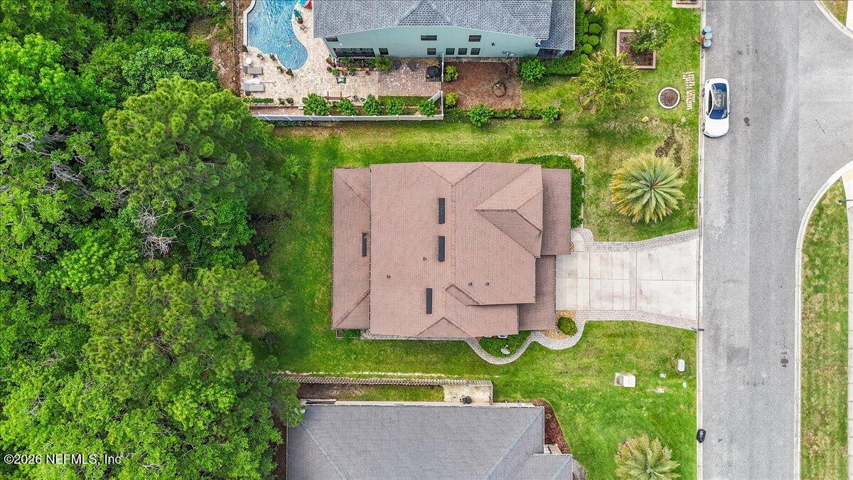 788 Reflection Cove Road East Jacksonville, FL 32218 - Photo 25 of 27 an aerial view of a house with a garden