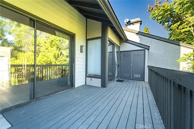 a view of a house with wooden floor