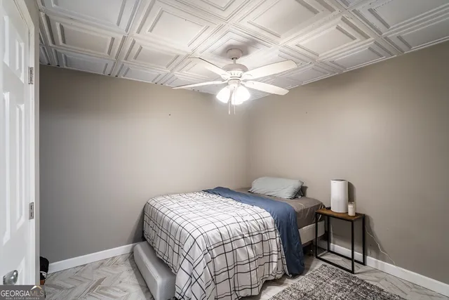 a view of a golf course with a lake