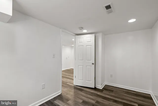 a view of empty room