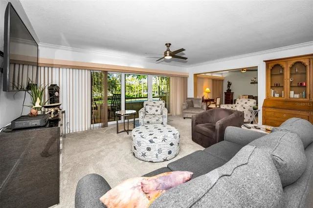 a view of backyard with green space