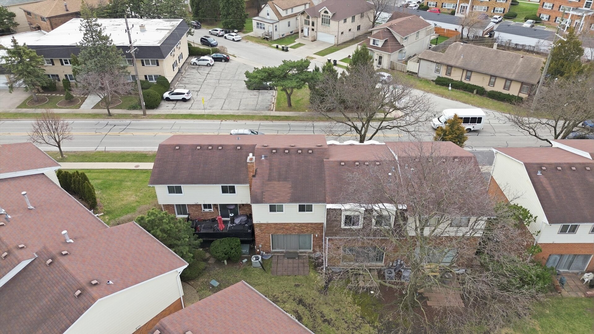 8820 Plainfield Road Brookfield, IL 60513 - Photo 42 of 49 an aerial view of a house with a garden