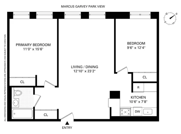 $395,000 | 1901 Madison Avenue, Unit 616 | Harlem