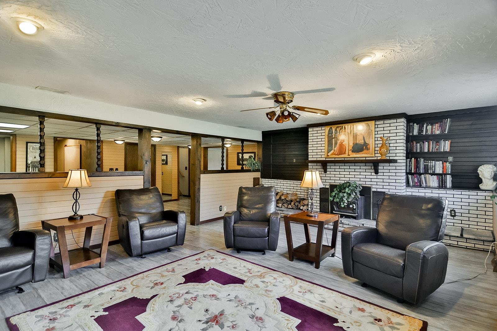 6855 Happy Acres Road Rockford, IL 61101 - Photo 6 of 39 a living room with furniture kitchen view and a chandelier