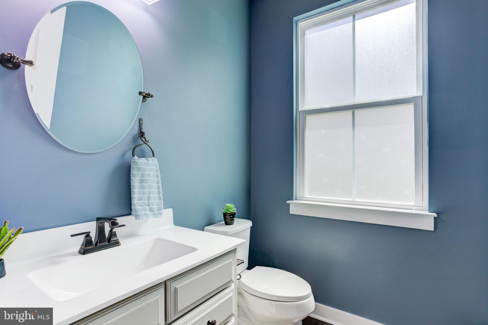 2346 Sweet Pepperbrush Loop Dumfries, VA 22026 - Photo 35 of 84 a bathroom with a sink toilet vanity and mirror