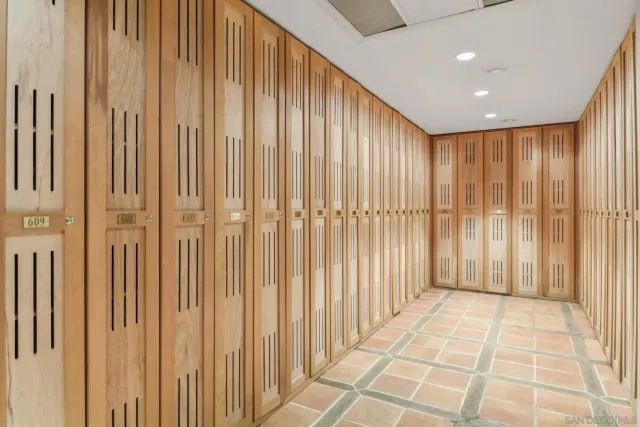 a view of a elevator with windows