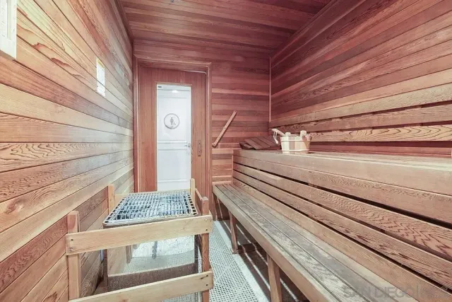 a view of a staircase