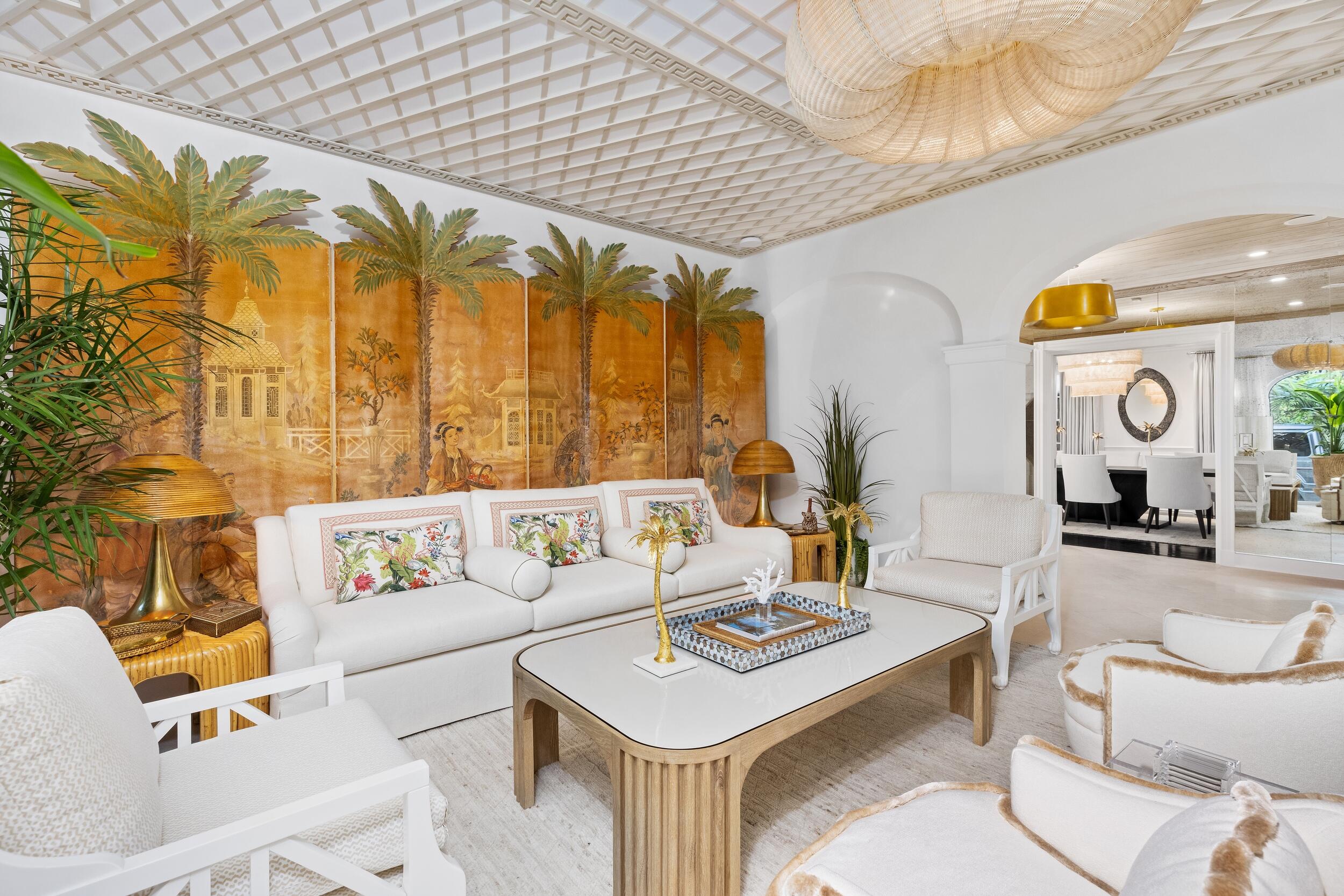 130 Cocoanut Row Palm Beach, FL 33480 - Photo 19 of 66 a living room with a couch and a table