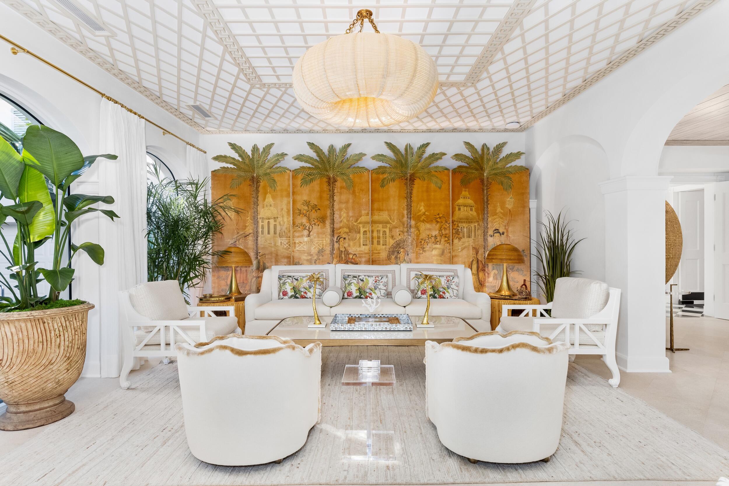 130 Cocoanut Row Palm Beach, FL 33480 - Photo 20 of 66 a living room with furniture and a window