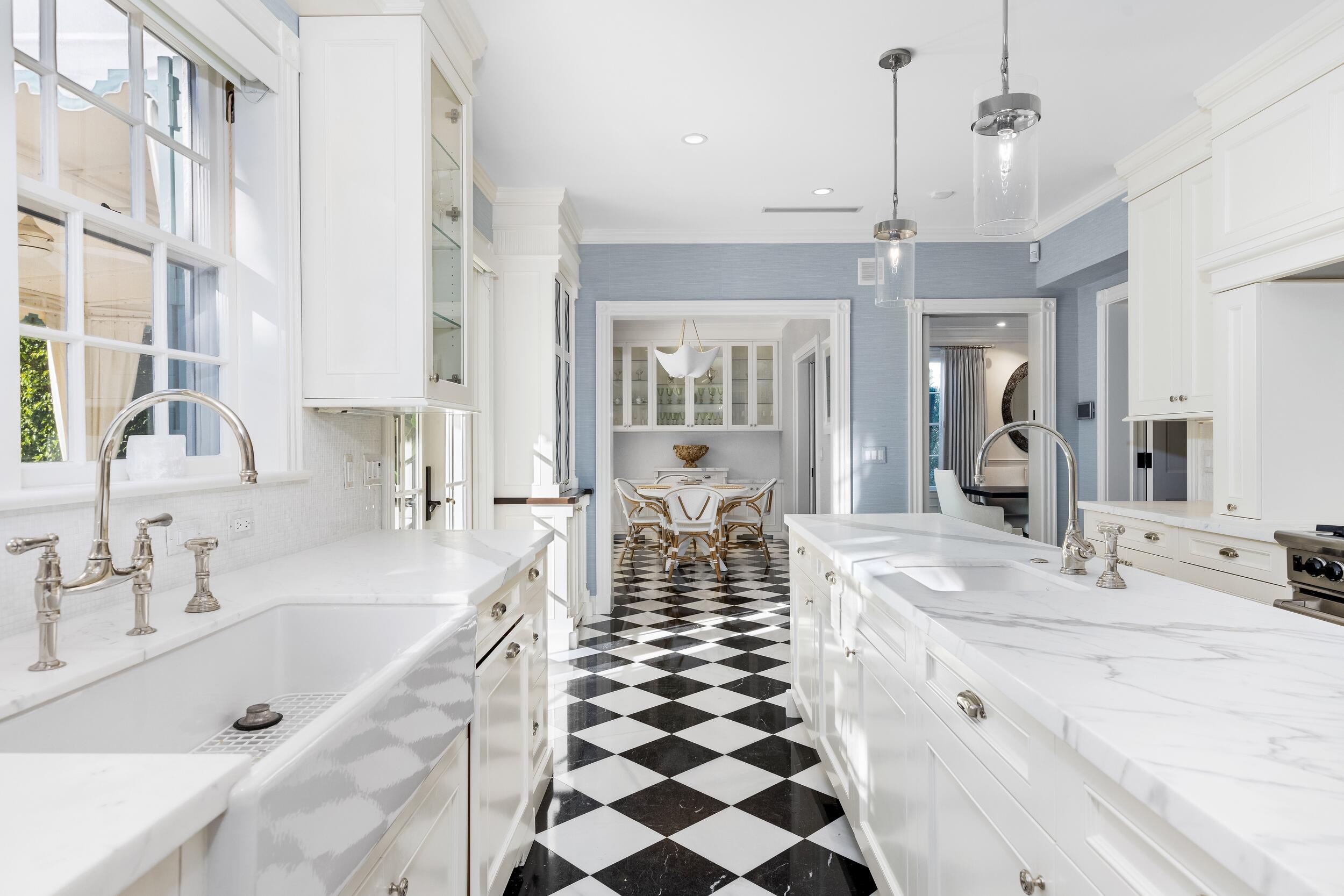 130 Cocoanut Row Palm Beach, FL 33480 - Photo 29 of 66 a bathroom with a double vanity sink mirror and shower