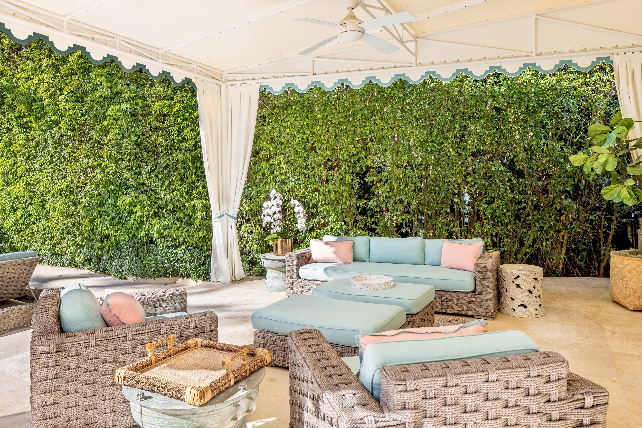 130 Cocoanut Row Palm Beach, FL 33480 - Photo 52 of 66 a outdoor space with patio couch and chairs