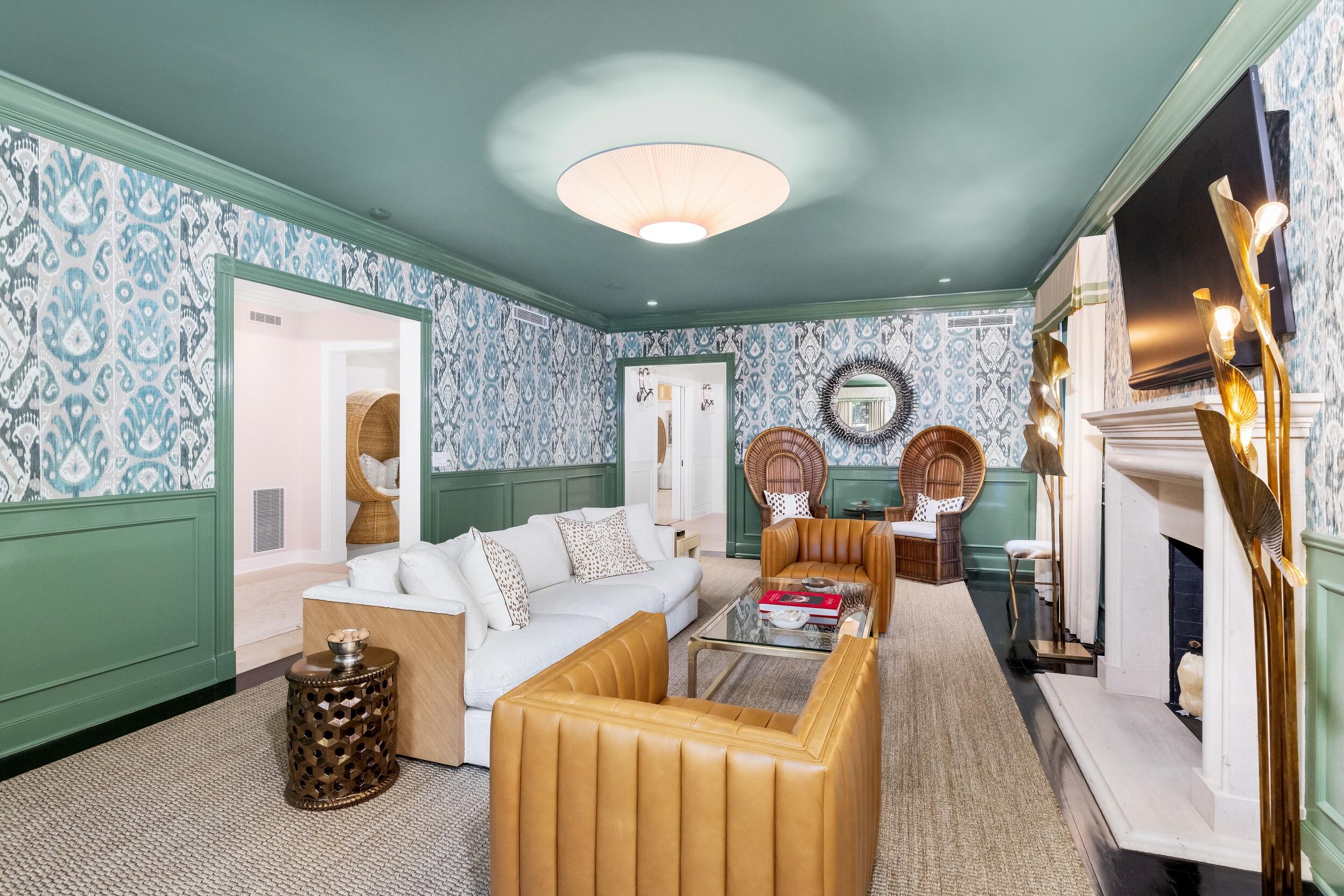 130 Cocoanut Row Palm Beach, FL 33480 - Photo 9 of 66 a bedroom with furniture and a large window