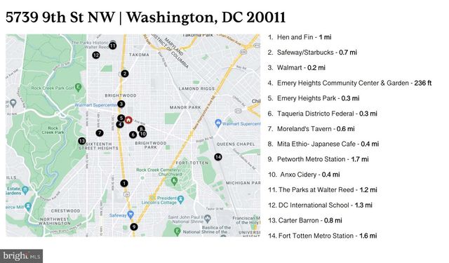 $900,000 | 5739 9th Street Northwest, Washington, DC 20011