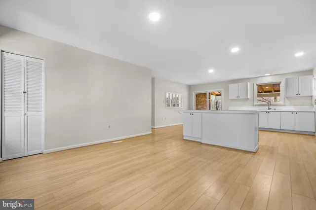 a view of wooden balcony