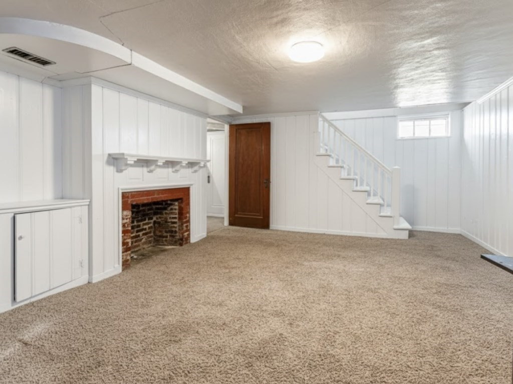 19 Roosevelt Avenue Springfield, MA 01118 - Photo 21 of 27 a view of an empty room with a fireplace and a window