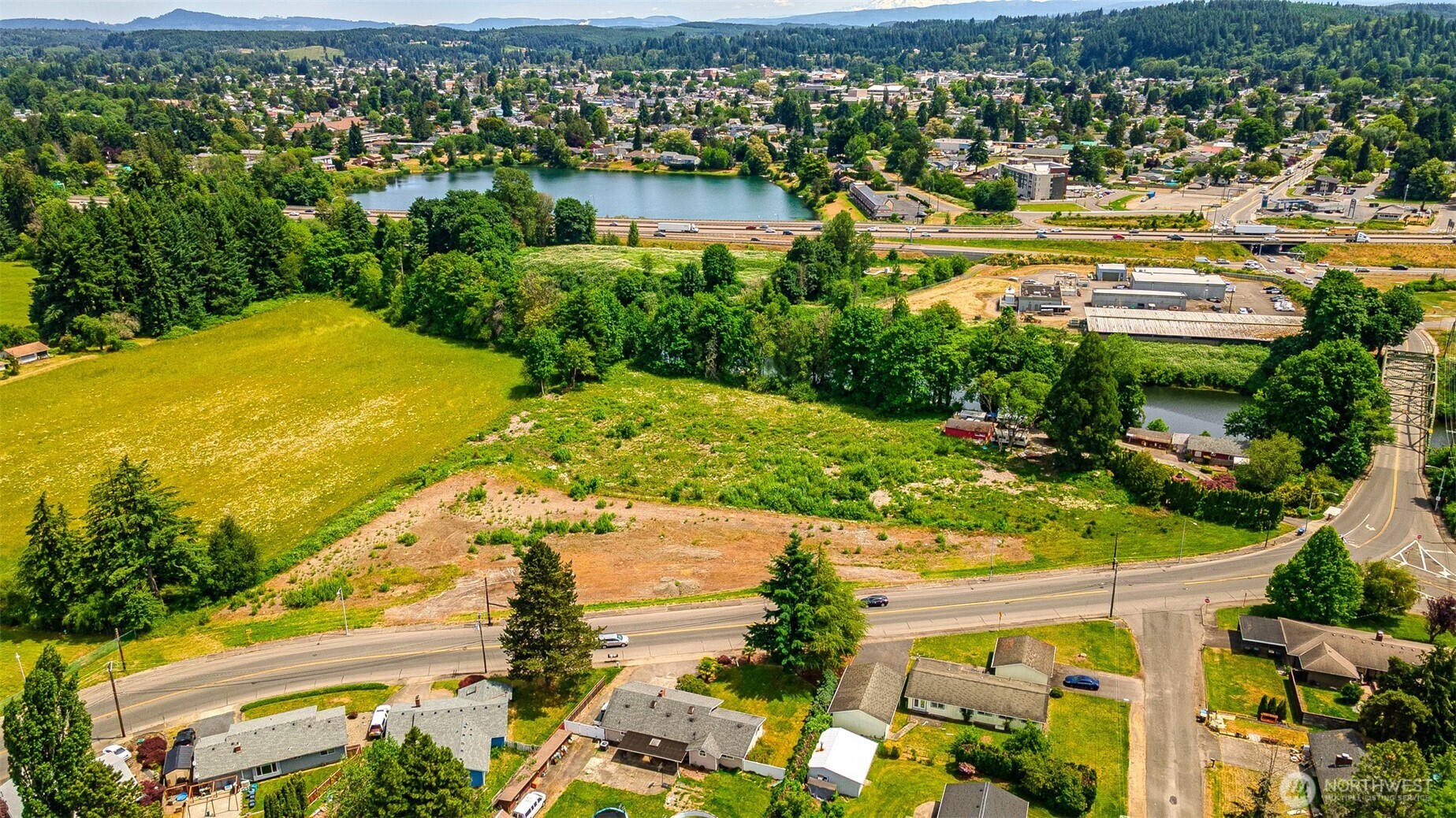 1601 Cooks Hill Road Centralia, WA 98531 - Photo 25 of 26 an aerial view of residential houses with outdoor space