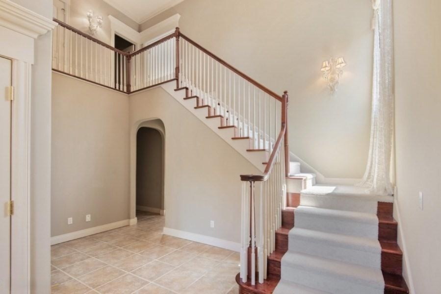 Front entrance and stairs