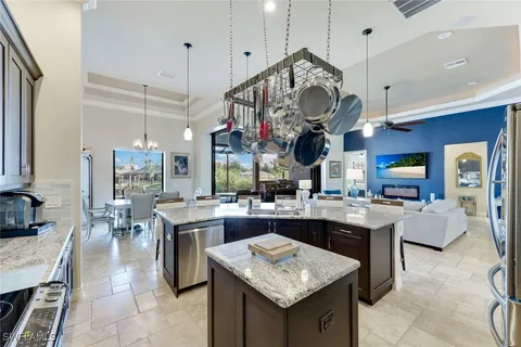 a very nice looking kitchen with a counter space