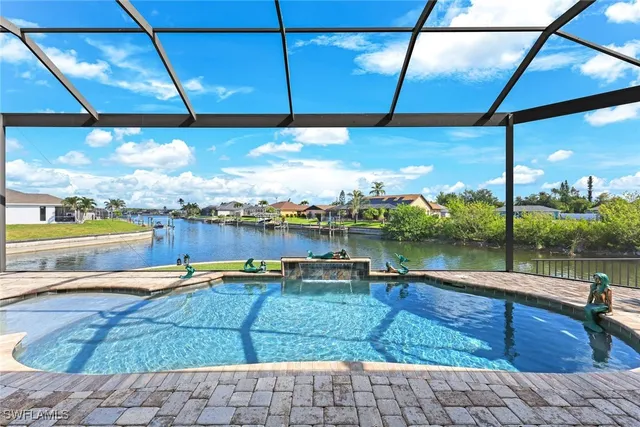 a view of a lake from a balcony