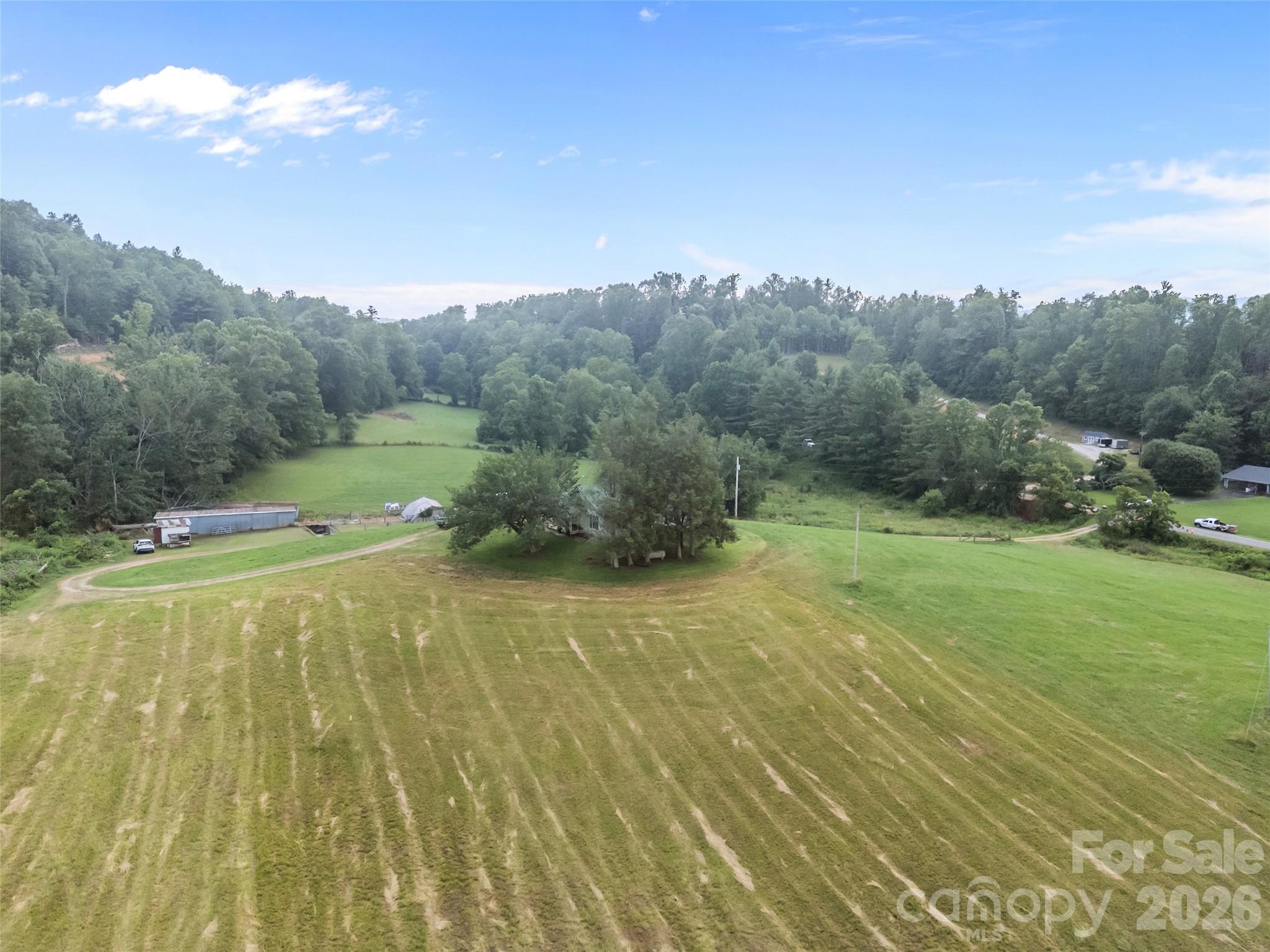 1305 Halltown Road Spruce Pine, NC 28777 - Photo 17 of 45 a view of an outdoor space and a yard