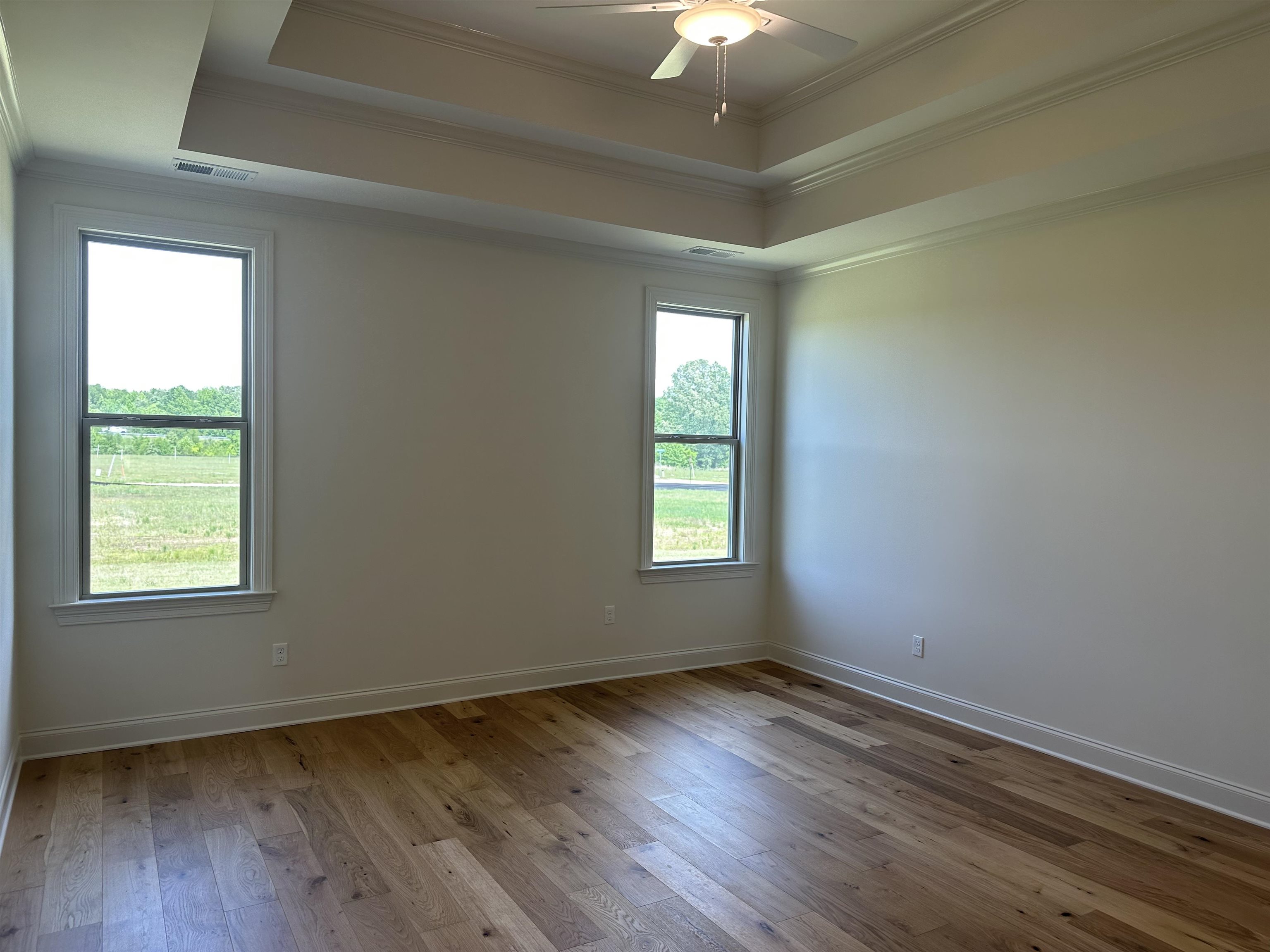 11512 Sunsparkler Way Collierville, TN 38017 - Photo 4 of 9 a view of an empty room with wooden floor and a window