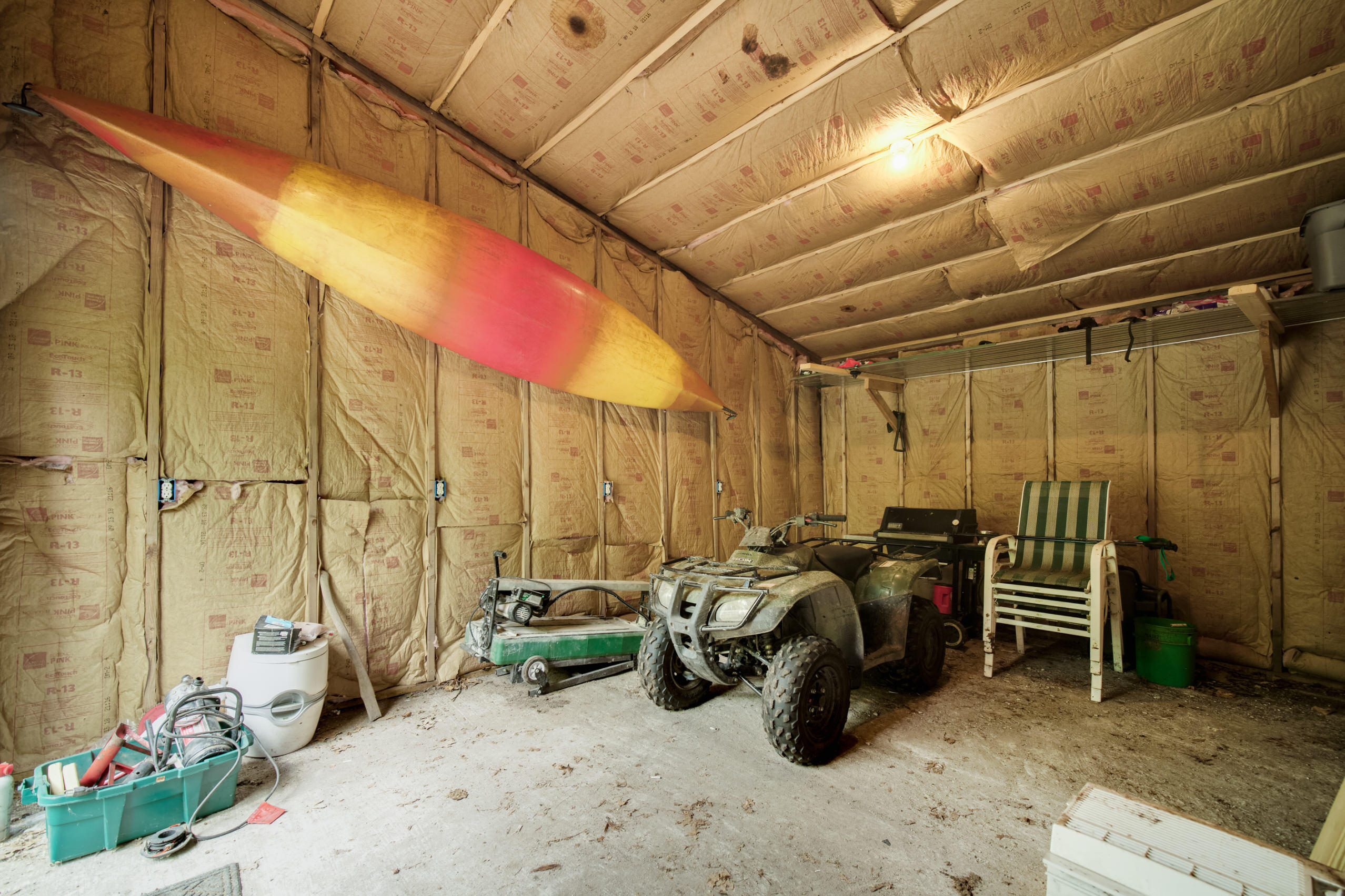 677 Snyder Road Wellston, MI 49689 - Photo 18 of 37 Garage all insulated