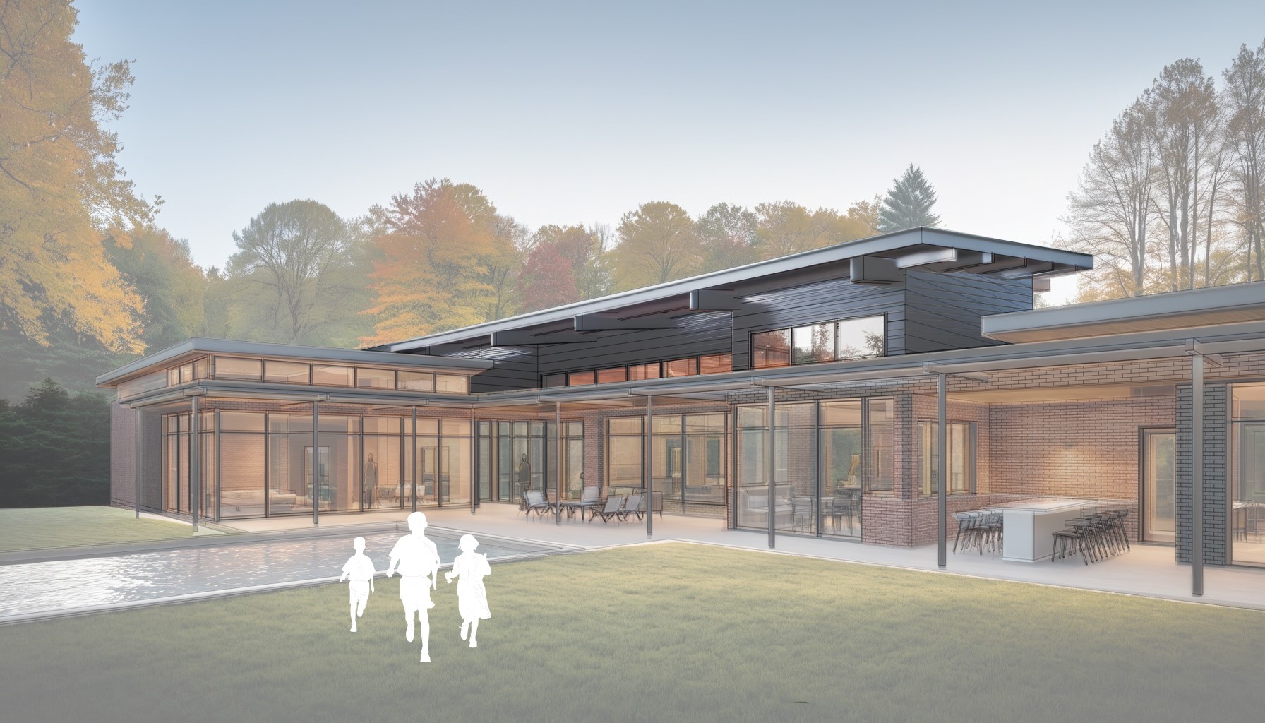 12003 Tall Oaks Street Houston, TX 77024 - Photo 13 of 14 a front view of a house with a yard and seating space