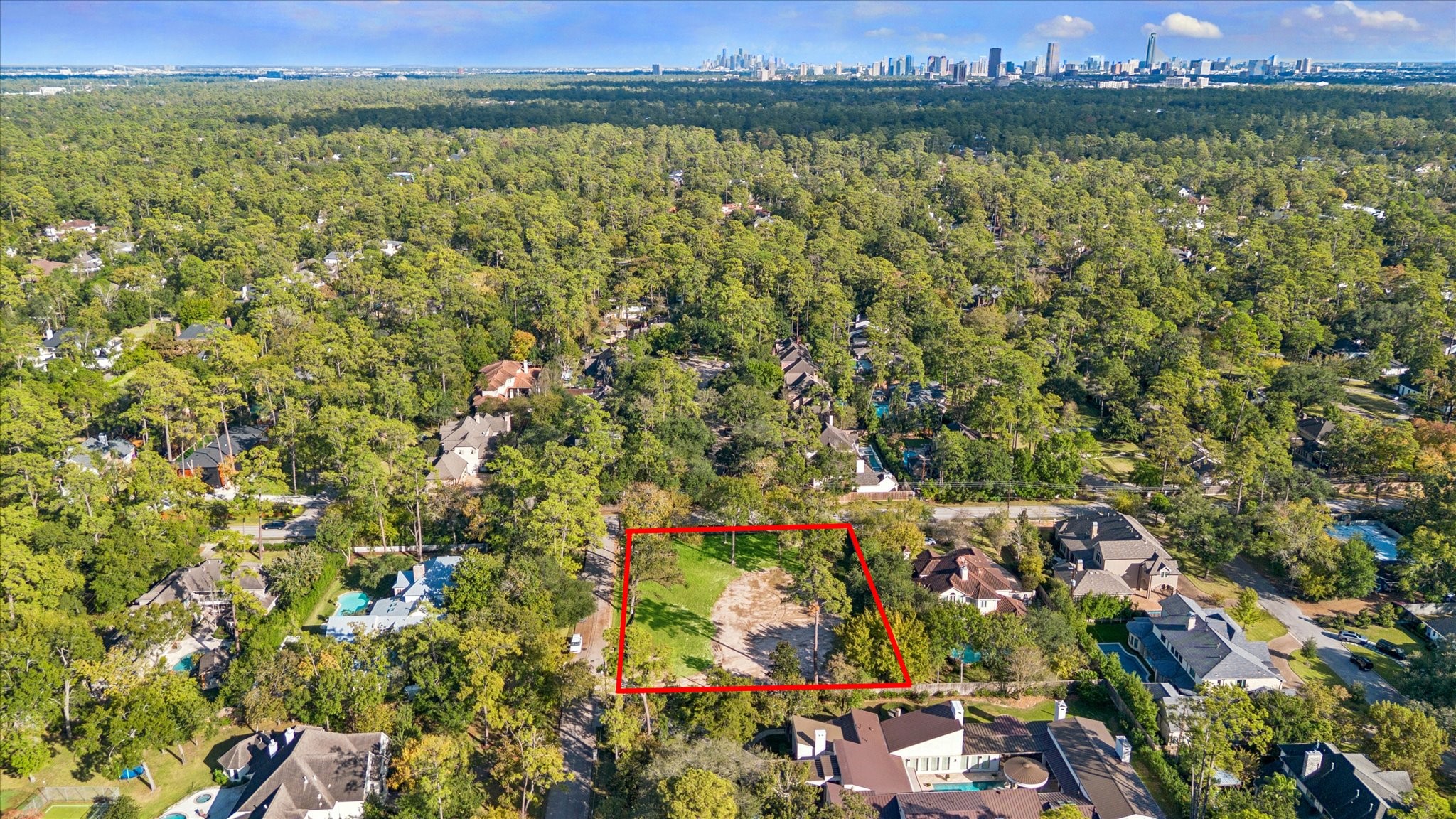 12003 Tall Oaks Street Houston, TX 77024 - Photo 10 of 14 a view of lake with city view