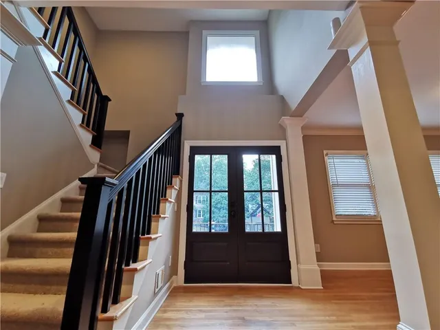 a view of an entryway