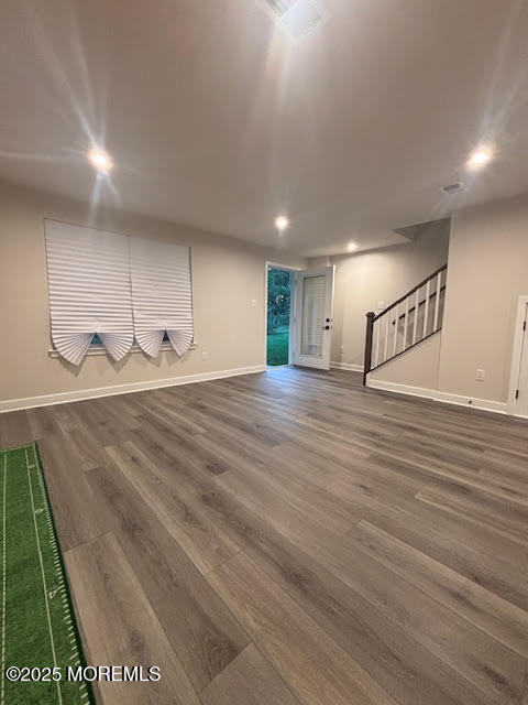 1 Halifax Road Bayville, NJ 08721 - Photo 13 of 45 an empty room with wooden floor and windows