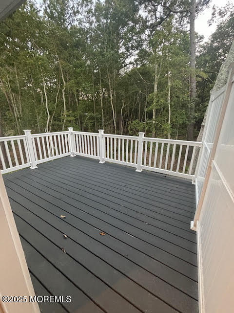 1 Halifax Road Bayville, NJ 08721 - Photo 27 of 45 a view of deck with a wooden floor