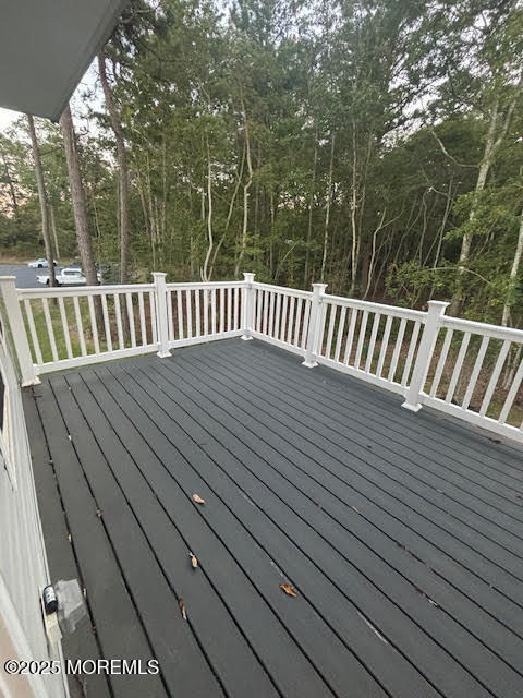 1 Halifax Road Bayville, NJ 08721 - Photo 28 of 45 a view of deck with a wooden floor