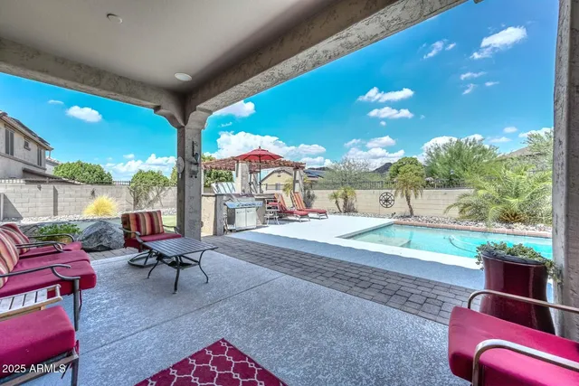 a view of outdoor space and porch