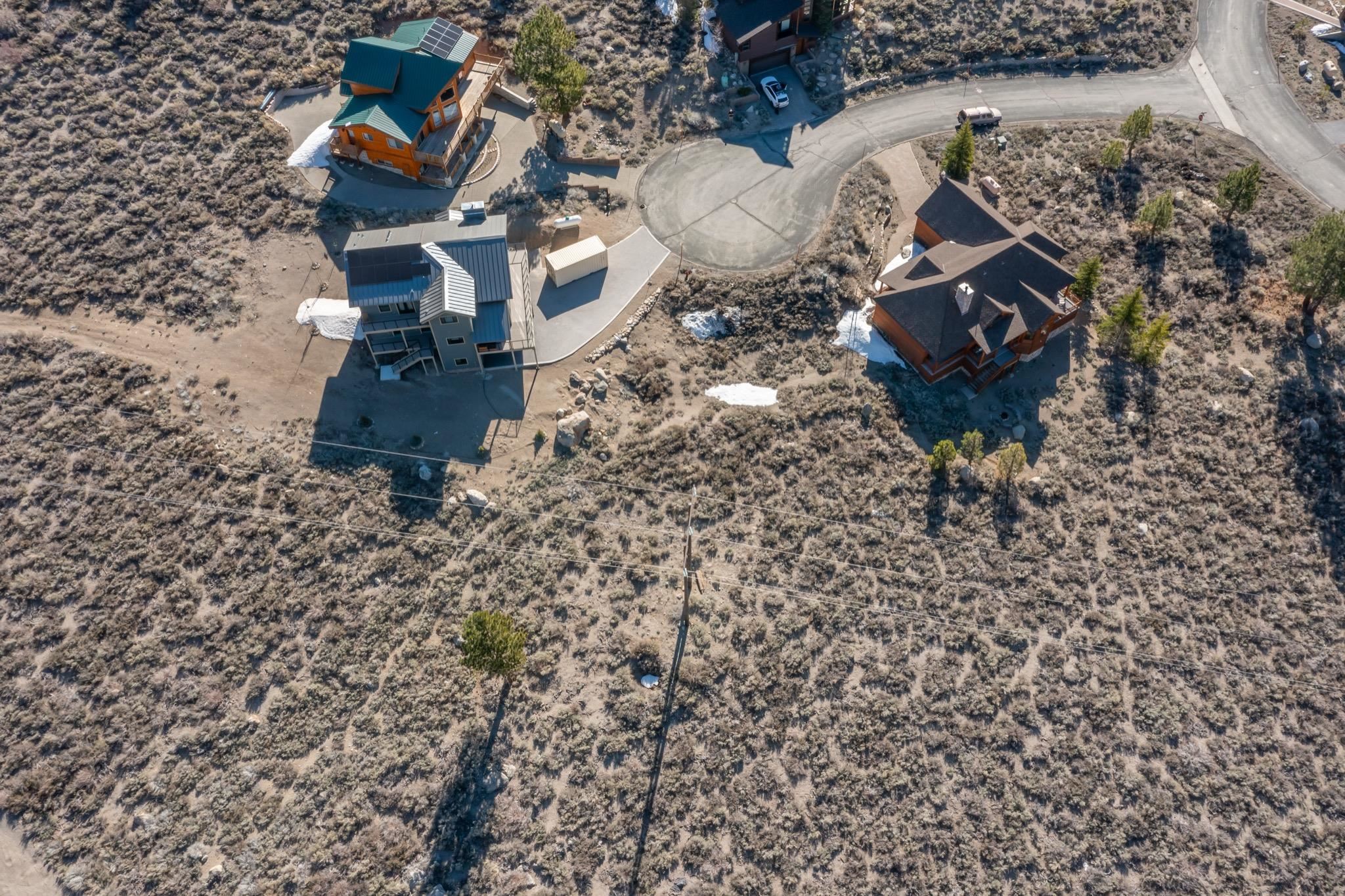 43 Highland Place June Lake, CA 93529 - Photo 11 of 24 an aerial view of a house with a yard and sitting area