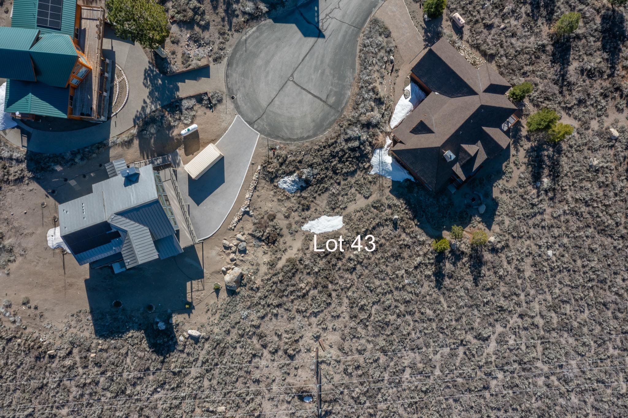 43 Highland Place June Lake, CA 93529 - Photo 16 of 24 an aerial view of a house with backyard