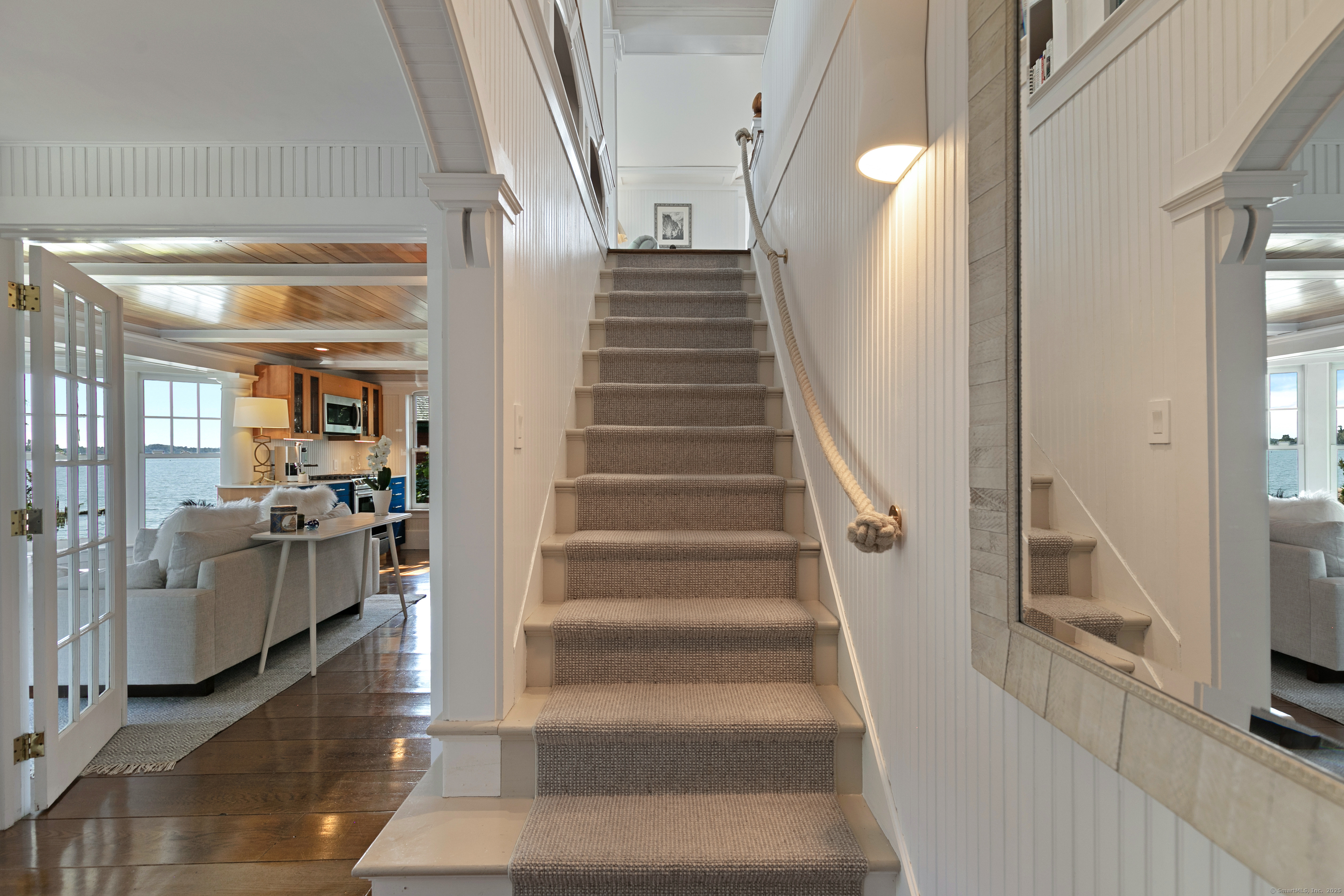 33 Thimble Farms Road Branford, CT 06405 - Photo 3 of 40 a view of entryway and hall with wooden floor