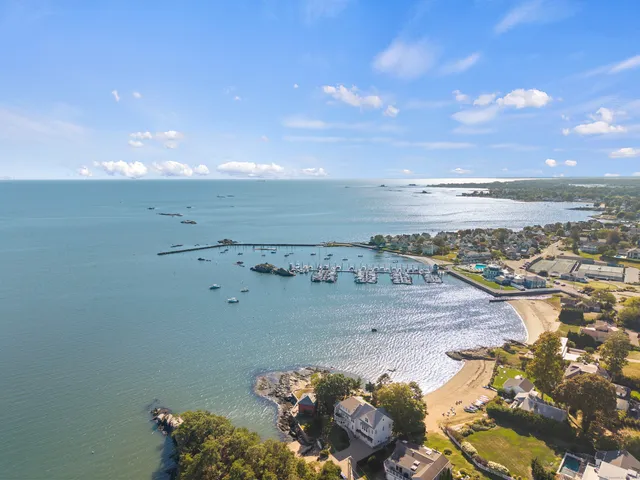a view of a lake with a mountain