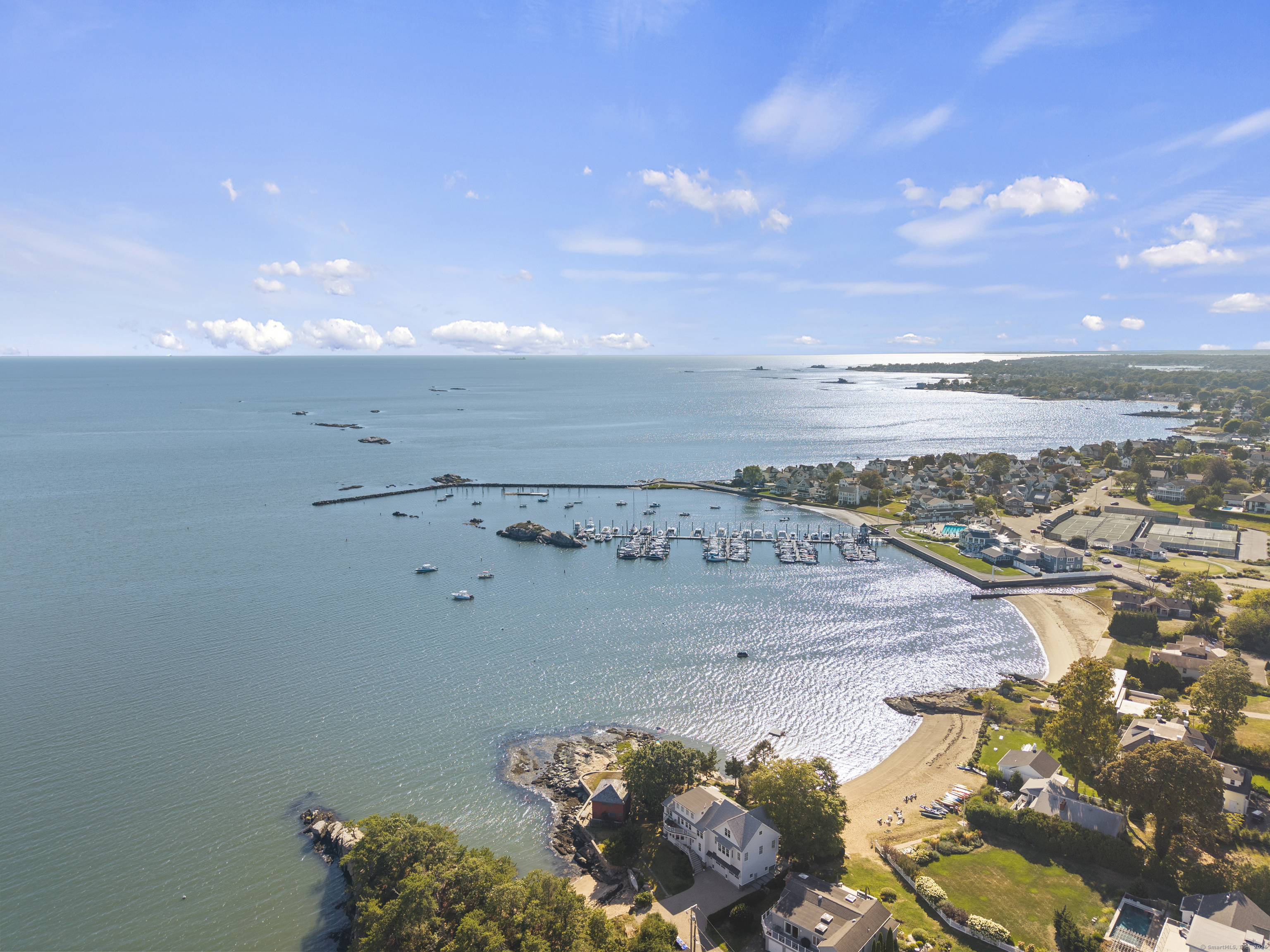 33 Thimble Farms Road Branford, CT 06405 - Photo 38 of 40 a view of a lake with a mountain