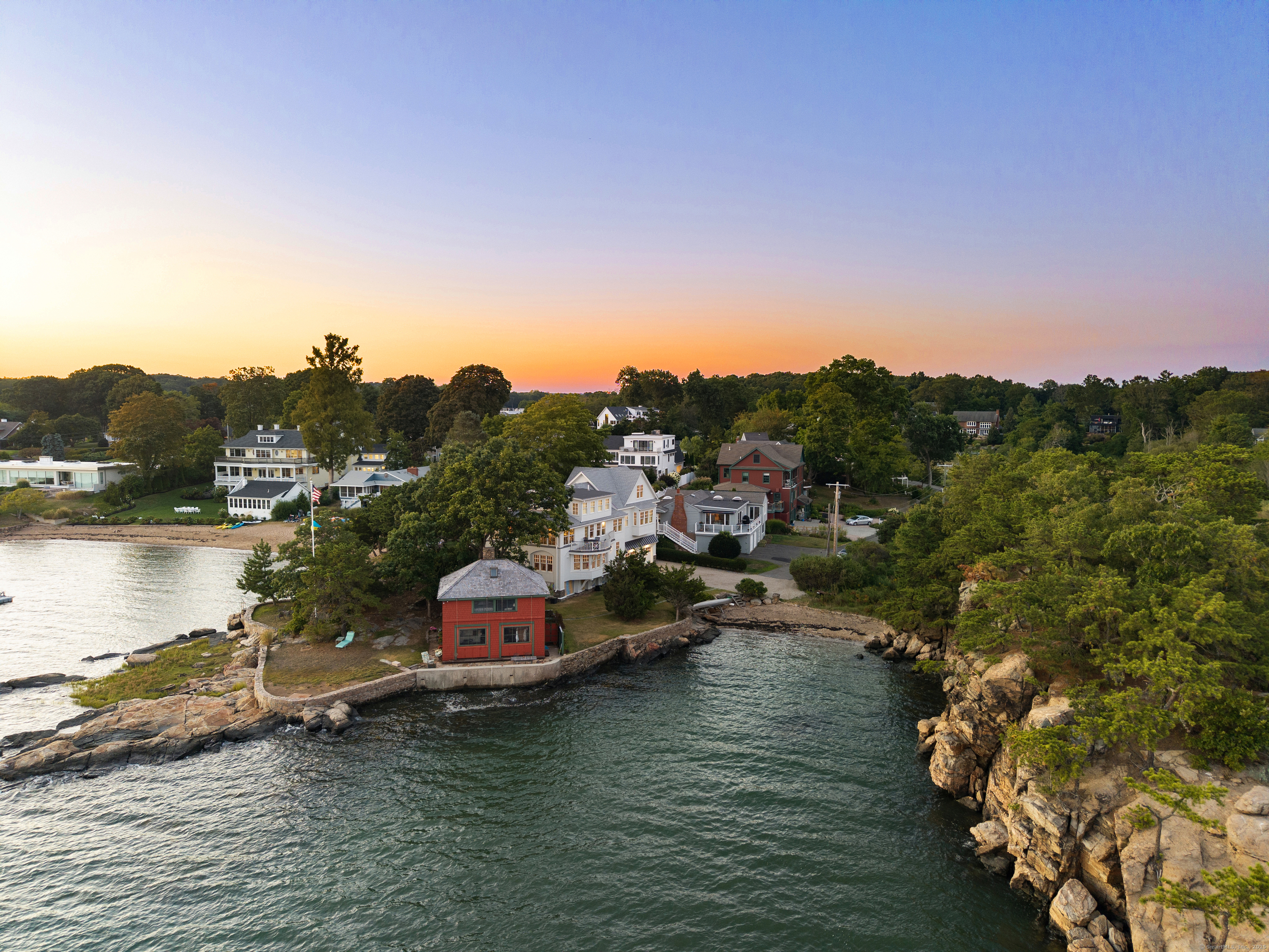 33 Thimble Farms Road Branford, CT 06405 - Photo 40 of 40 a view of a lake in middle of forest