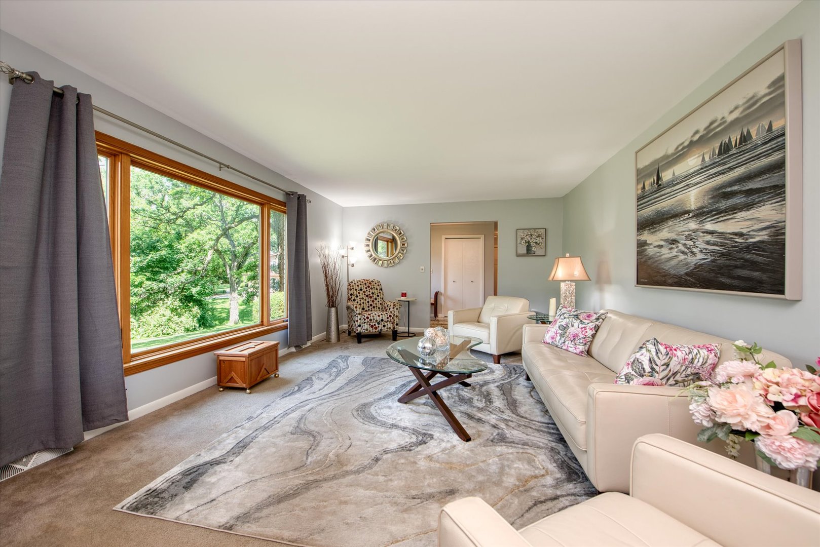 1196 Nottingham Lane Elgin, IL 60120 - Photo 12 of 45 a living room with furniture and a large window