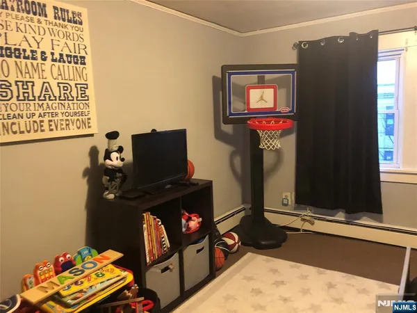 a room with furniture and window